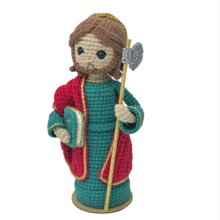 São Judas Tadeu Amigurumi - Artesã Adriana Souza