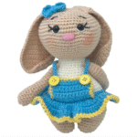 Coelhinha Amigurumi - Artesã Adriana