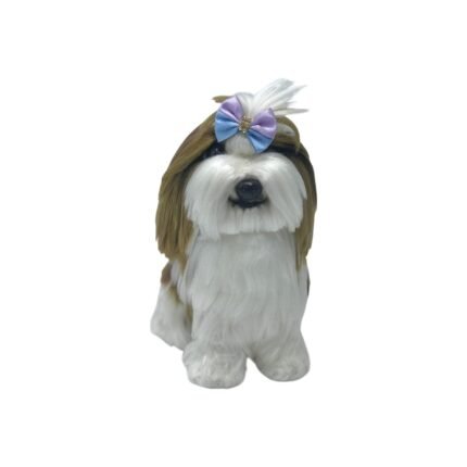 Cãozinho Shitsu Amigurumi - Artesã Adriana Souza
