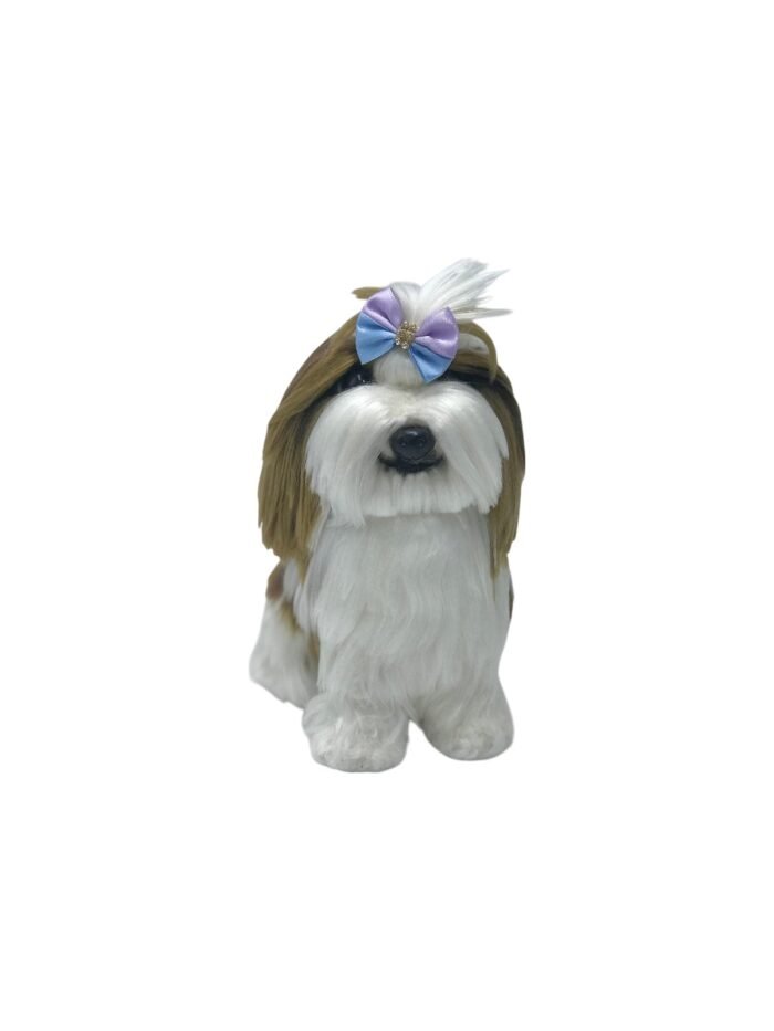 Cãozinho Shitsu Amigurumi - Artesã Adriana Souza