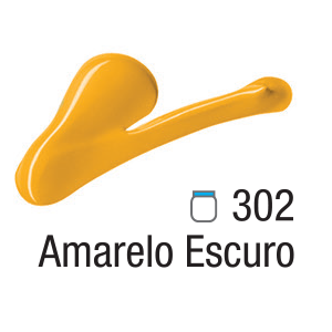 TINTA ACRYLIC COLORS 20ML AMARELO ESCURO 302