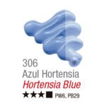 TINTA OIL COLORS ACRILEX 20 ML AZUL HORTÊNSIA 306