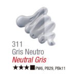 TINTA OIL COLORS ACRILEX 20 ML GRIS NEUTRO 311