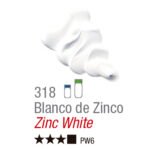 TINTA OIL COLORS ACRILEX 20 ML BRANCO DE ZINCO 318