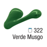 TINTA ACRYLIC COLORS 20ML VERDE MUSGO 322
