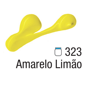 TINTA ACRYLIC COLORS 20ML AMARELO LIMÃO 323