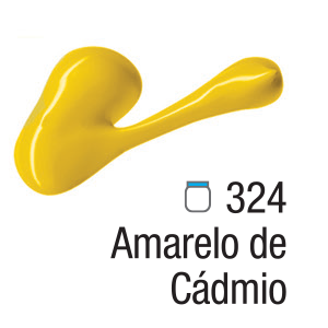 TINTA ACRYLIC COLORS 20ML AMARELO DE CADMIO 324