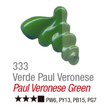 TINTA OIL COLORS ACRILEX 20 ML VERDE PAUL VERONESE 333