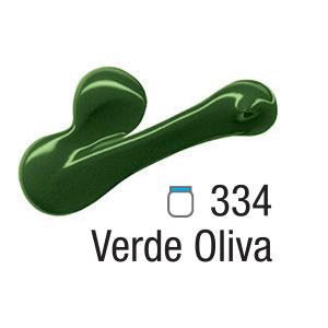 TINTA ACRYLIC COLORS 20ML VERDE OLIVA 334