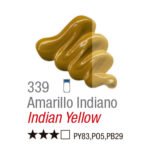 TINTA OIL COLORS ACRILEX 20 ML AMARELO INDIANO 339