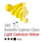 TINTA OIL COLORS ACRILEX 20 ML AMARELO DE CADMIO CLARO 340