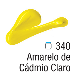 TINTA ACRYLIC COLORS 20ML AMARELO DE CADMIO CLARO 340