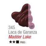 TINTA OIL COLORS ACRILEX 20 ML LACA DE GARANZA ROSA ANTIGO 345