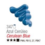 TINTA OIL COLORS ACRILEX 20 ML AZUL CERÚLEO 347