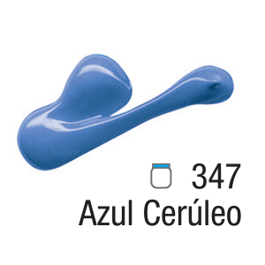 TINTA ACRYLIC COLORS 20ML AZUL CERULEO 347