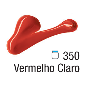 TINTA ACRYLIC COLORS 20ML VERMELHO CLARO 350