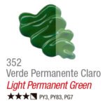 TINTA OIL COLORS ACRILEX 20 ML VERDE PERMANENTE CLARO 352