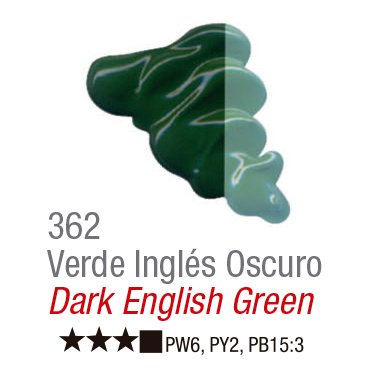 TINTA OIL COLORS ACRILEX 20 ML VERDE INGLÊS ESCURO 362