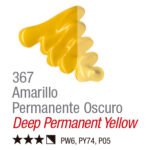 TINTA OIL COLORS ACRILEX 20 ML AMARELO PERMANENTE ESCURO 367