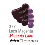 TINTA OIL COLORS ACRILEX 20 ML LACA MAGENTA 377