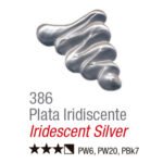 TINTA OIL COLORS ACRILEX 20 ML PRATA IRIDESCENTE 386