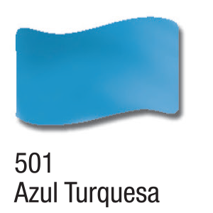VERNIZ VITRAL ACRILEX 37ML AZULTURQUESA 501