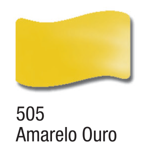 VERNIZ VITRAL ACRILEX 37ML AMARELO OURO 505