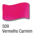 VERNIZ VITRAL ACRILEX 37ML VERMELH CARMIM 509