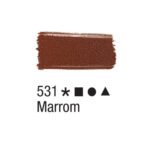 TINTA TECIDO ACRILEX 37ML MARROM 531