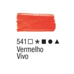 TINTA TECIDO ACRILEX 37ML VERMELHO VIVO 541
