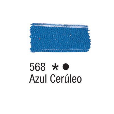 TINTA TECIDO ACRILEX 37ML AZUL CERULEO 568