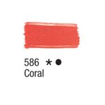 TINTA TECIDO ACRILEX 37ML CORAL 586