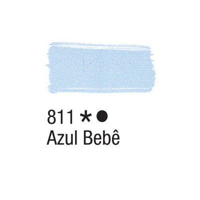 TINTA TECIDO ACRILEX 37ML AZUL BEBE 811