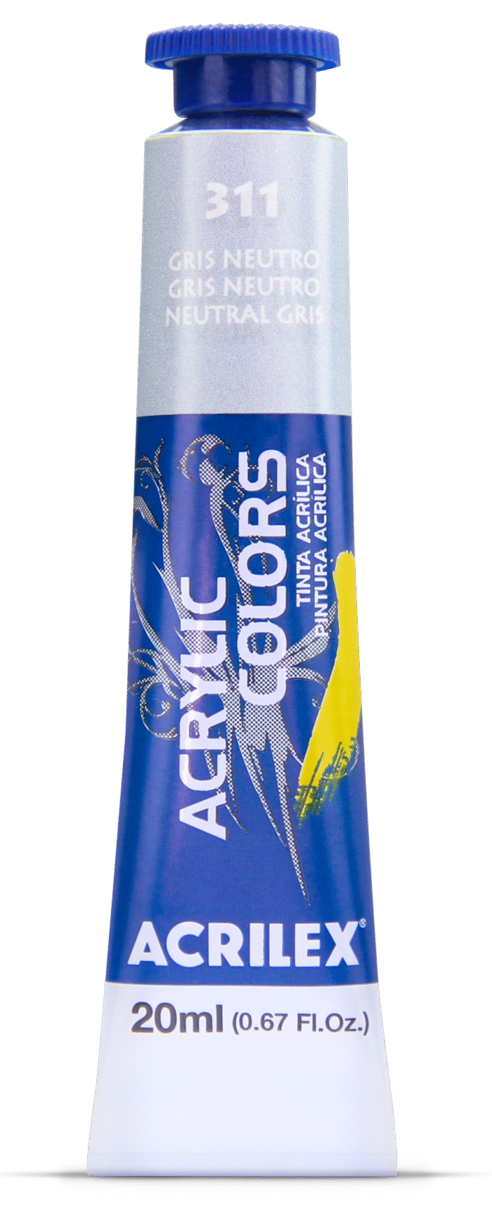 TINTA ACRYLIC COLORS 20ML GRIS NEUTRO 311