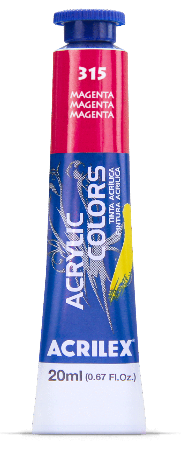 TINTA ACRYLIC COLORS 20ML MAGENTA 315