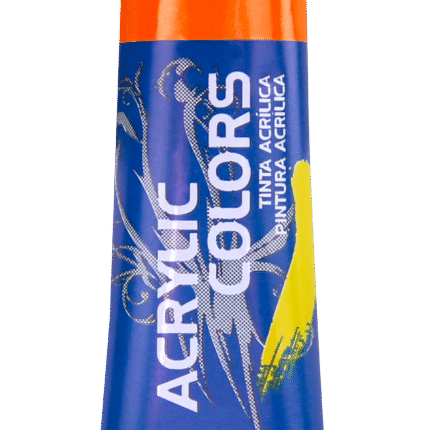 TINTA ACRYLIC COLORS 20ML VERMELHO DE CADMIO CLARO 343