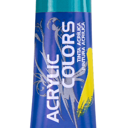 TINTA ACRYLIC COLORS 20ML AZUL TURQUESA 363