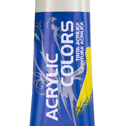 TINTA ACRYLIC COLORS 20ML PRATA IRIDESCENTE 386
