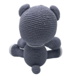 Ursinho Amigurumi Cinza - Artesã Maria Aparecida - Imagem 3