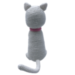 Gatinha Amigurumi Branco e Rosa - Artesã Maria Aparecida - Imagem 3