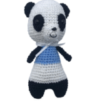 Urso Panda Amigurumi - Artesã Maria Aparecida
