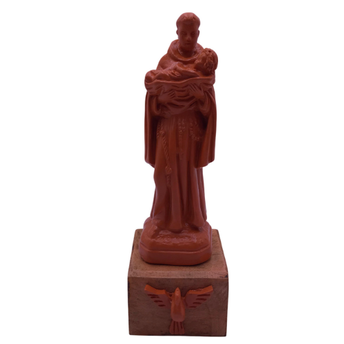Imagem Santo Antônio Laranja - Artesã Viviane