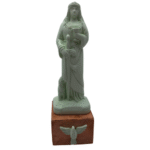 Imagem Santa Bárbara Verde Bebê - Artesã Viviane