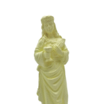 Imagem Santa Luzia Amarelo Bebê - Artesã Viviane