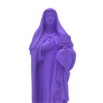 Imagem Santa Efigênia Lilás – Artesã Viviane