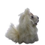 Cachorrinho Lulu da Pomerania Branco Amigurumi - Artesã Adriana Souza - Imagem 2