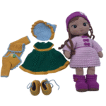 Boneca Amigurumi com Roupinhas da Adriana Souza