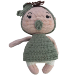 Amigurumi Bonequinha com Chupeta - Artesã Adriana