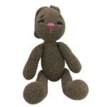 Amigurumi Coelho de Chenille - Artesã Adriana