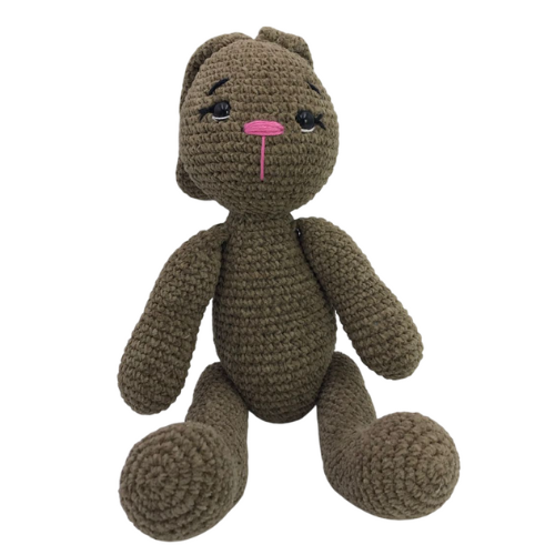 Amigurumi Coelho de Chenille – Artesã Adriana